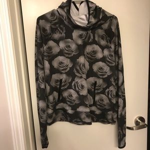 Hoodie flower print